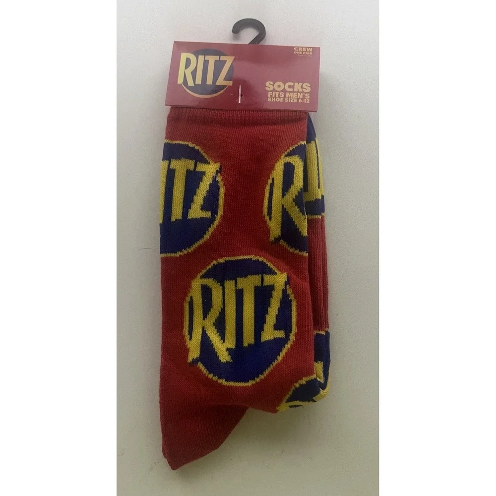 4 Pairs Novelty Socks Brand New‎ Pringles Twizzlers Ritz Heinz